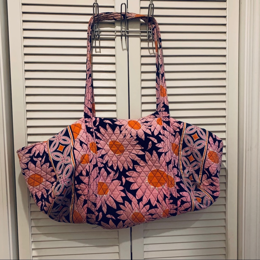 Retired “Loves Me” large duffel by Vera Bradley